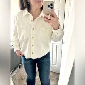 Corduroy Button Down Top